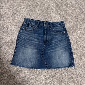 Abercrombie & Fitch Denim Mini Skirt